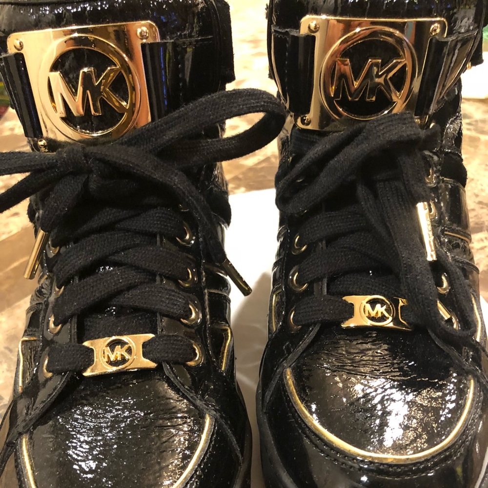 Michael Kors Patent Leather Hi-Tops
